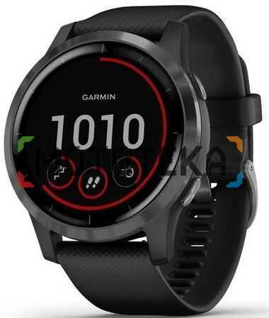 Смарт-часы Garmin (Гармин) Vivoactive 4, черный с серым (010-02174-14)