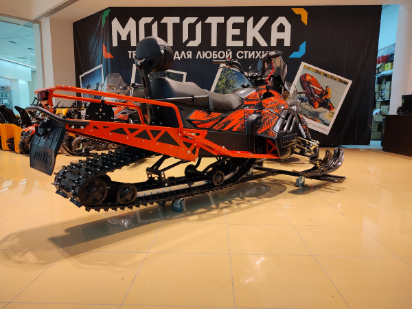 Снегоход Irbis (Ирбис) SF 200 SL Super Long чёрный/красный с ПСМ | Мототека