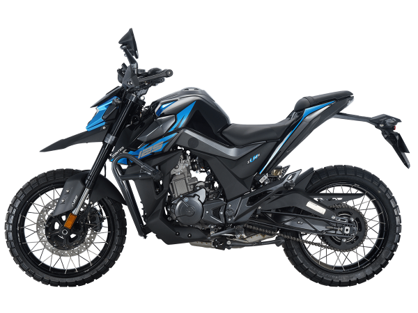 Мотоцикл дорожный Zontes (Зонтес) ZT200 - U1 (4T ZT163ML EFI) 17/17 (2025 г.) чёрный/синий с ПТС | Мототека