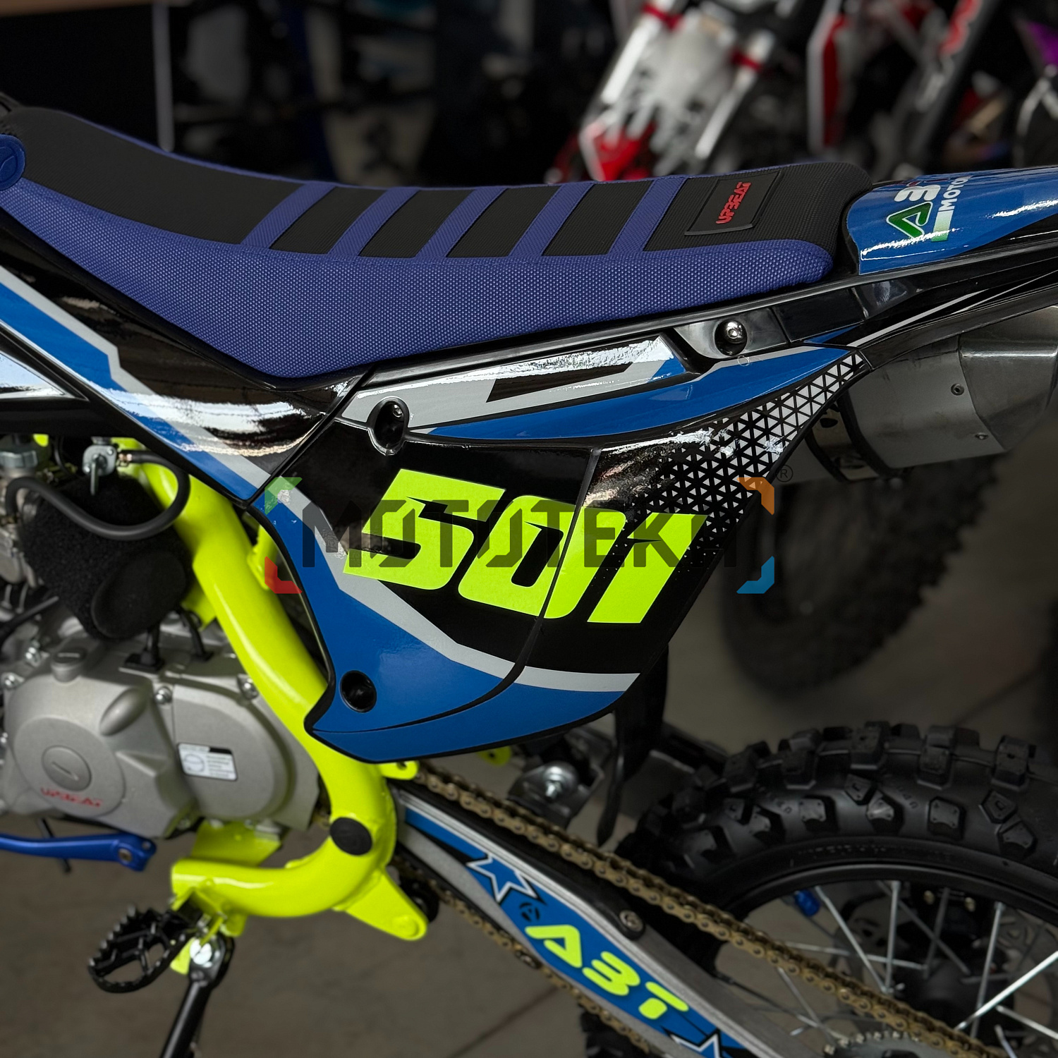 Техника в наличии! Питбайк Upbeat (Апбит) DB125 - 3 HUS03 Blue